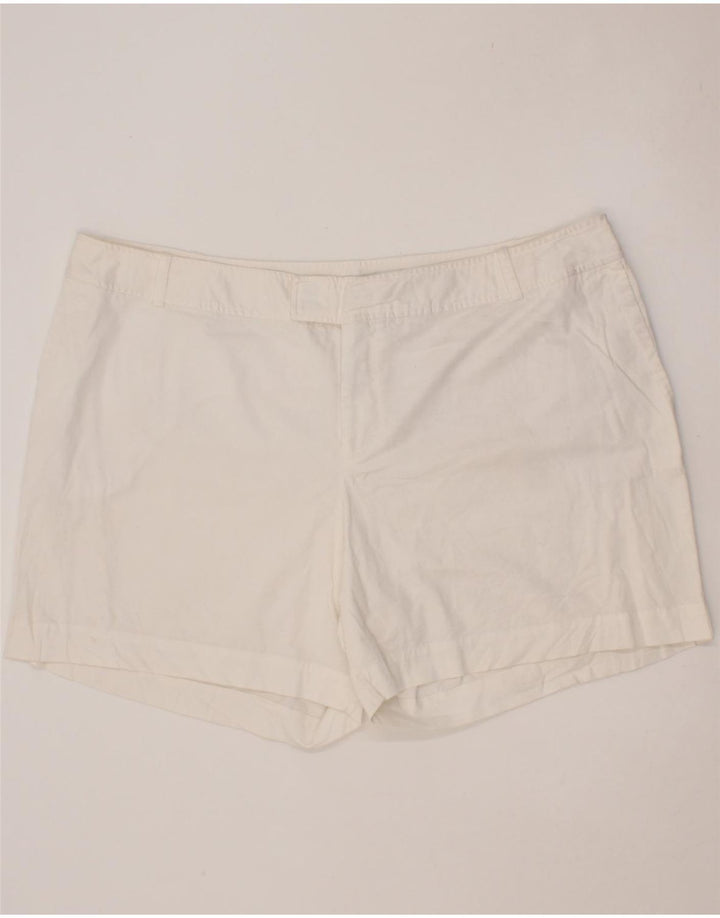 MOSSIMO Womens Hot Pants US 26 4XL W46  White Cotton Vintage Mossimo and Second-Hand Mossimo from Messina Hembry 