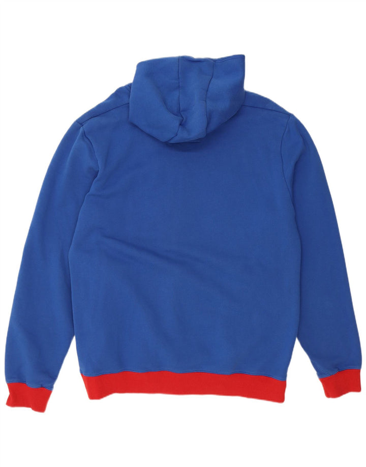 G-STAR moletom com capuz gráfico masculino 2XL algodão colorblock azul