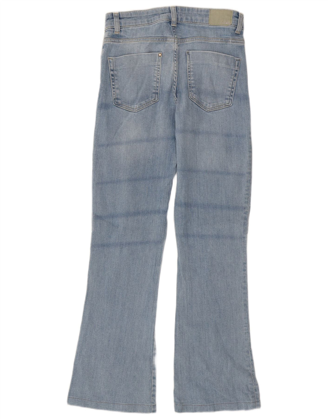 Zara Jeans feminino queimado EU 38 pequeno W28 L30 azul