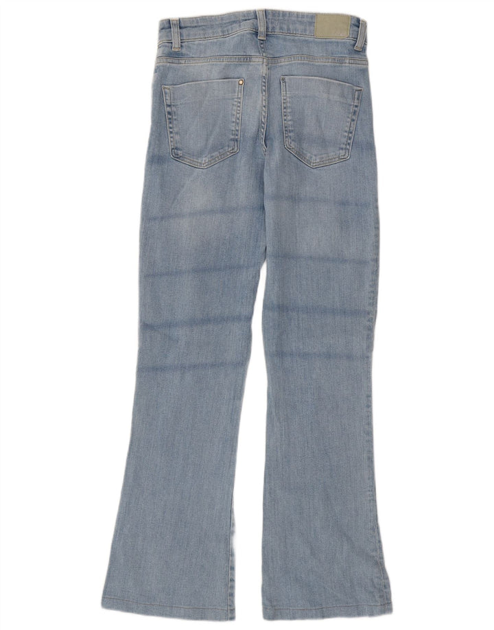 Zara Jeans feminino queimado EU 38 pequeno W28 L30 azul