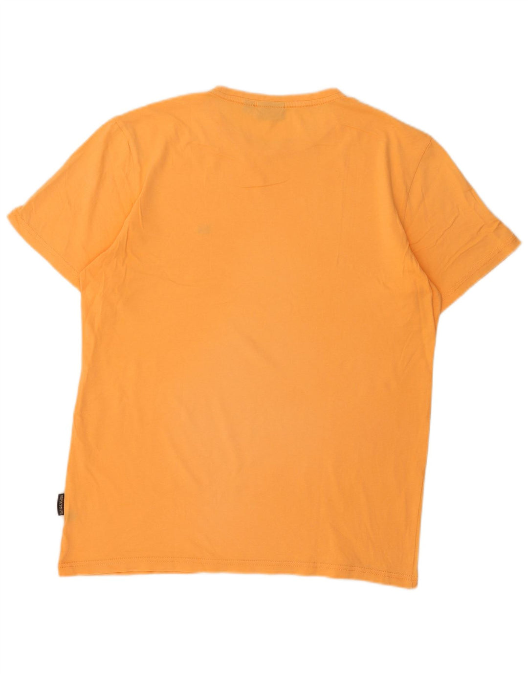 Camiseta NAPAPIJRI masculina geográfica grande laranja