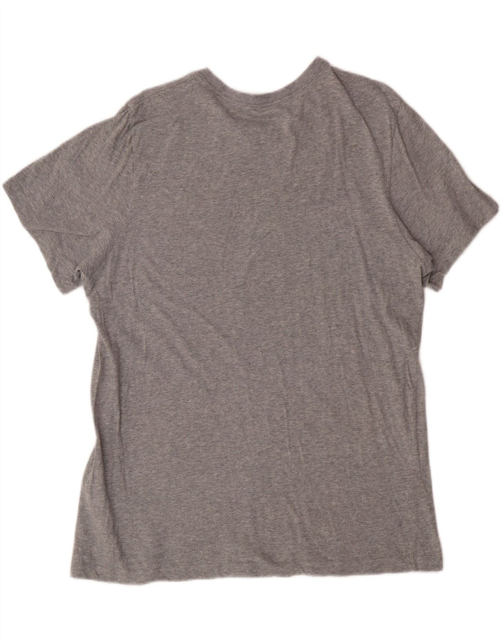 Camiseta masculina NIKE grande algodão cinza