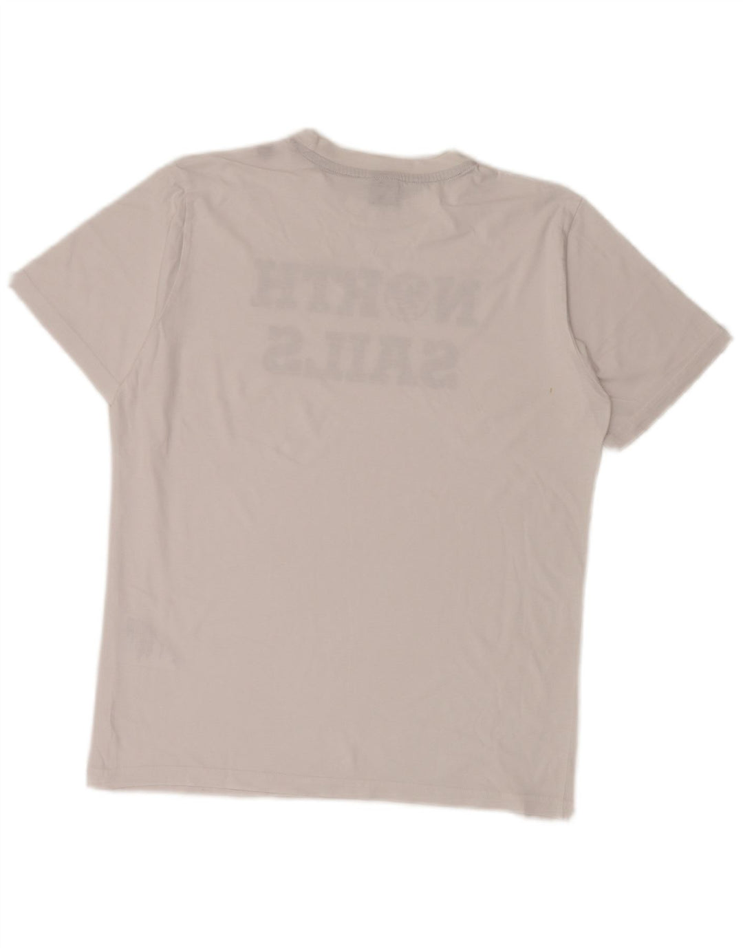 Camiseta masculina North Sails com estampa gráfica pequena de algodão branco