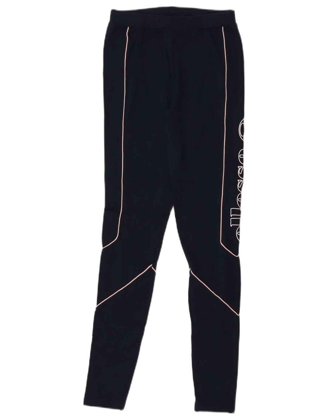 Ellesse Leggings Gráficos Femininos Reino Unido 8 Pequeno Algodão Azul Marinho