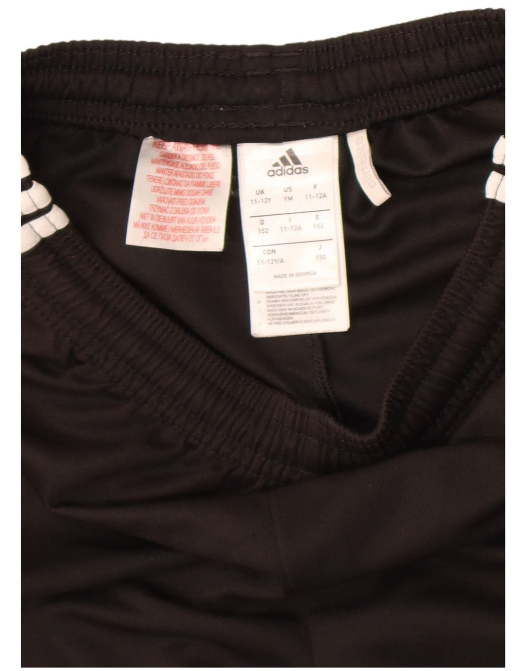 Calções ADIDAS Menino Climalite Sport 11-12 Anos Preto Poliéster