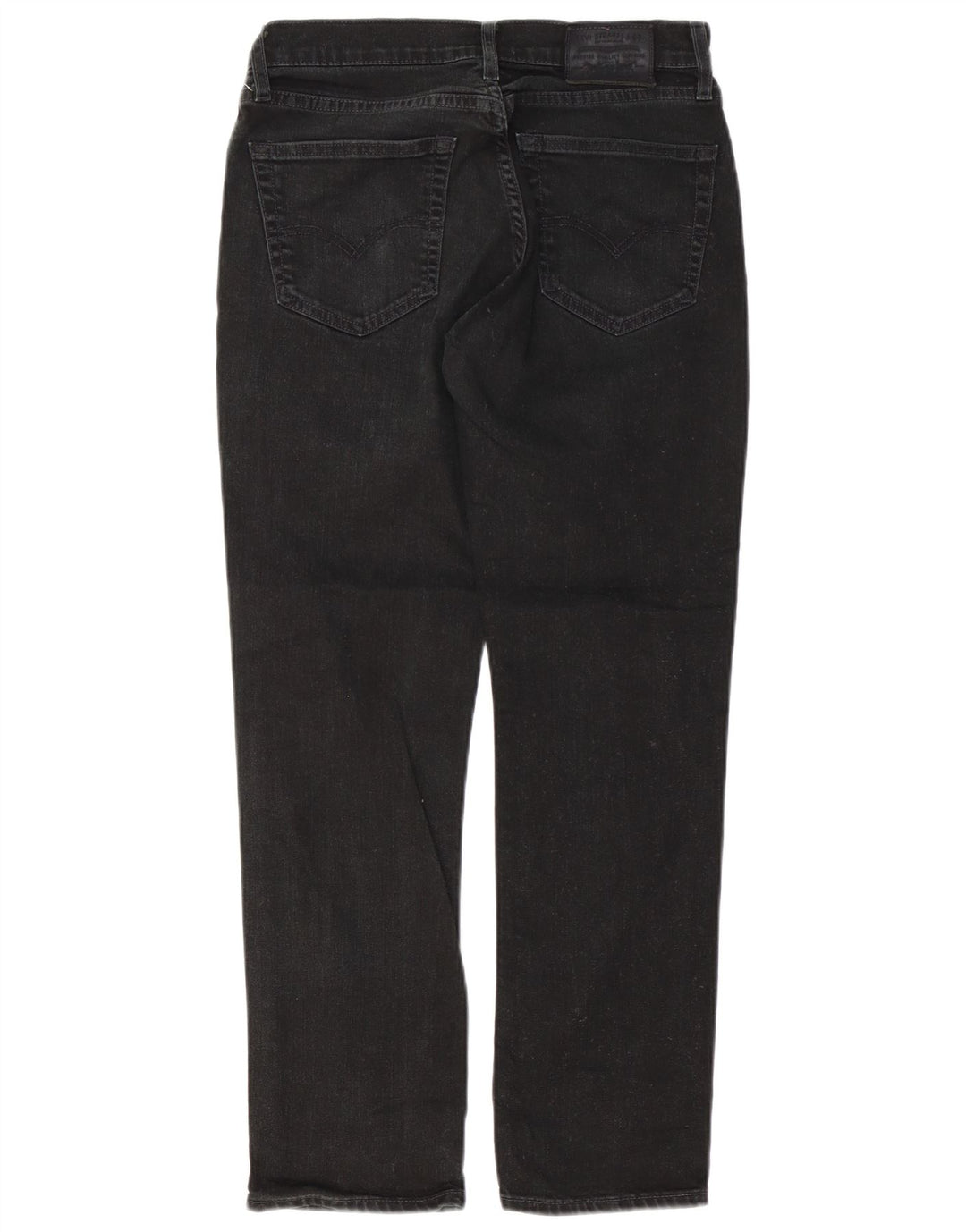 Jeans retos masculinos Levi's W31 L28 algodão preto