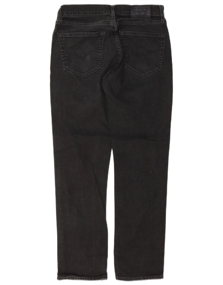 Jeans retos masculinos Levi's W31 L28 algodão preto