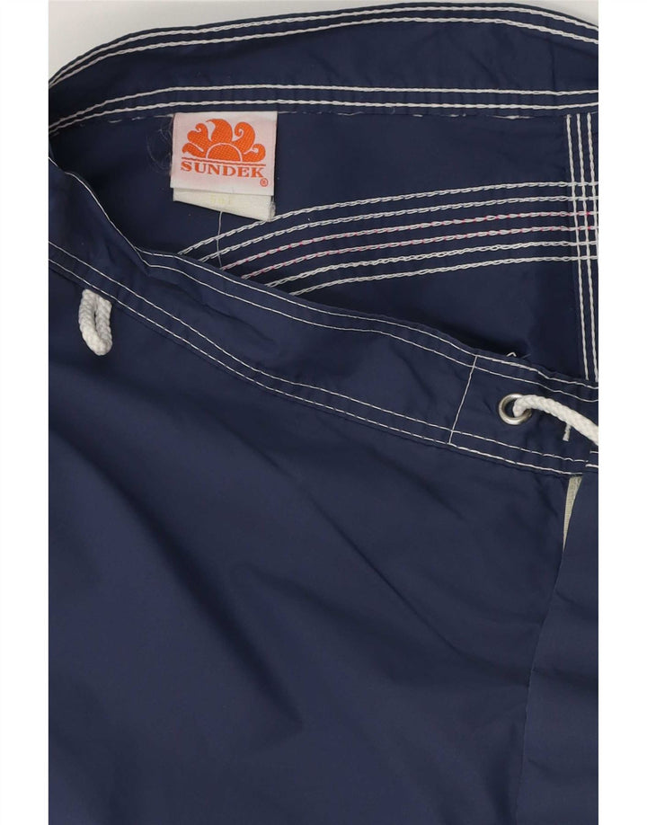 Shorts de natação masculino Sundek médio azul marinho nylon