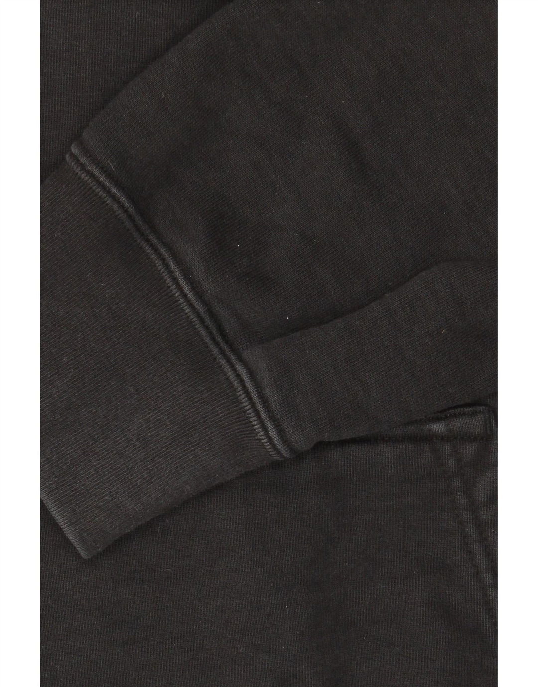 ADIDAS Mens Hoodie Jumper Médio Algodão Preto