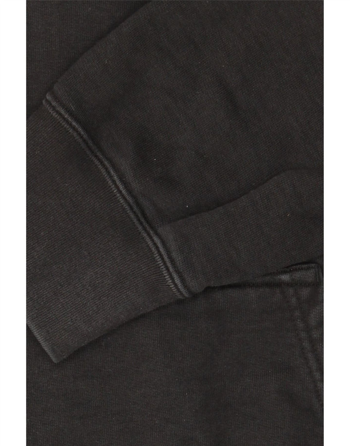ADIDAS Mens Hoodie Jumper Médio Algodão Preto