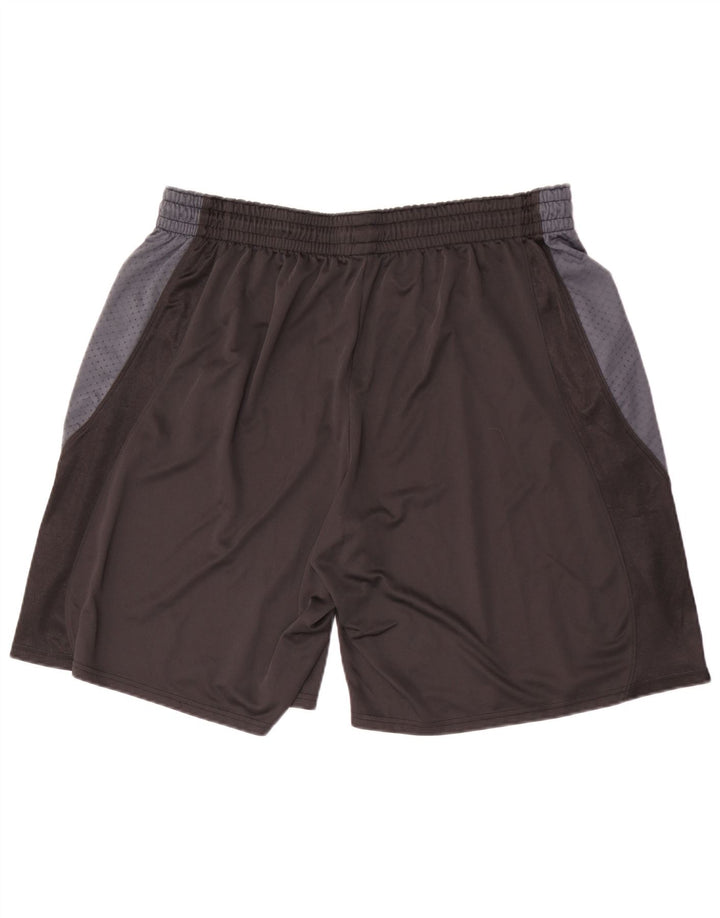 Shorts esportivos masculinos Champion 2XL poliéster colorblock preto