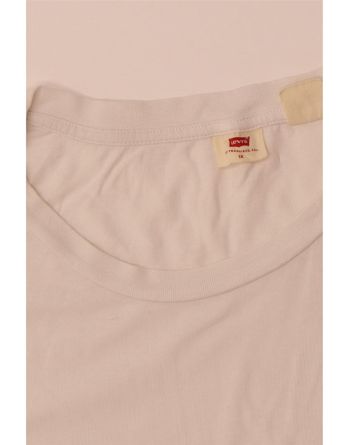 Camiseta feminina LEVI'S UK 18 XL branca