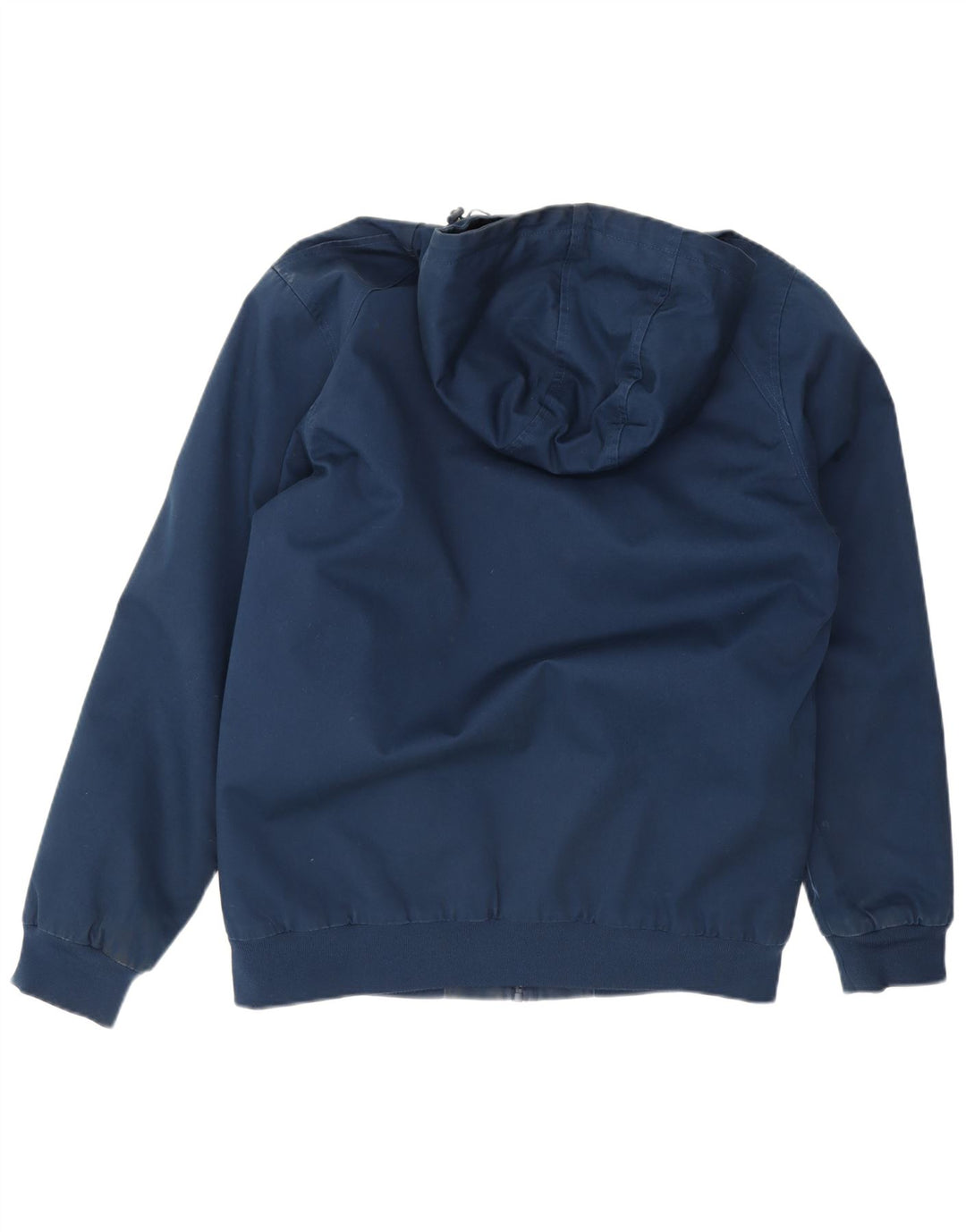 Jaqueta bomber masculina DC com capuz Reino Unido 40 grande algodão azul marinho