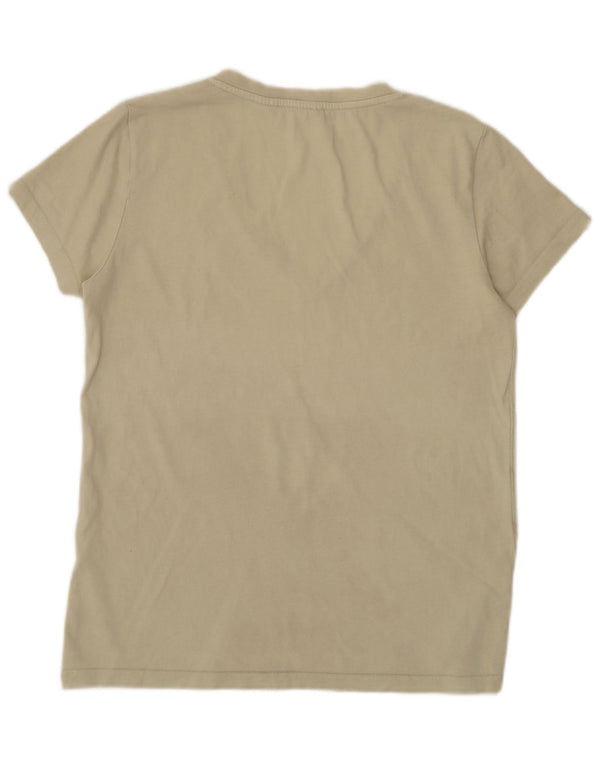 Camiseta feminina Levi's Top UK 10 pequena bege