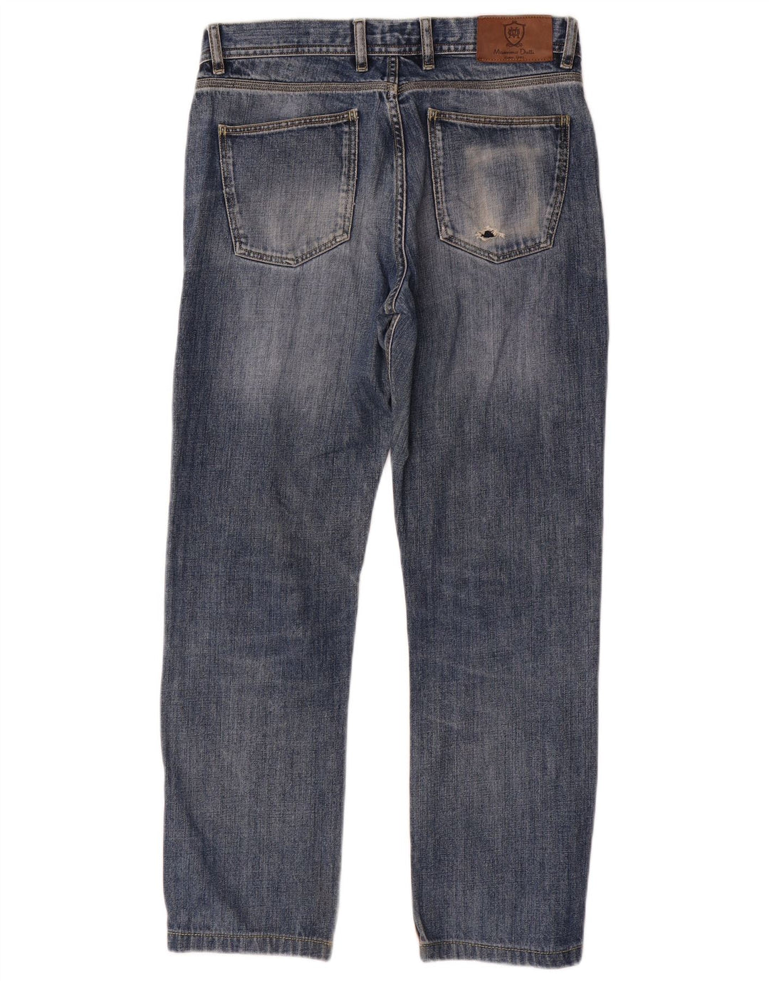 Jeans reto masculino Massimo Dutti EU 40 médio W31 L28 azul