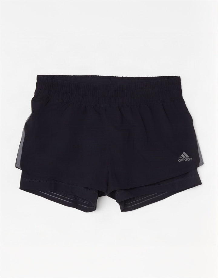 Adidas Womens Aeroready Skort UK 8/10 Pequeno Azul Marinho Poliéster