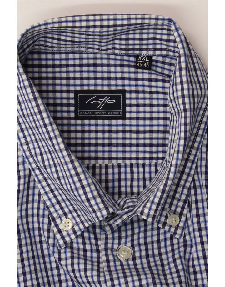 Camisa masculina Lotto tamanho 45/46 2XL azul guingão