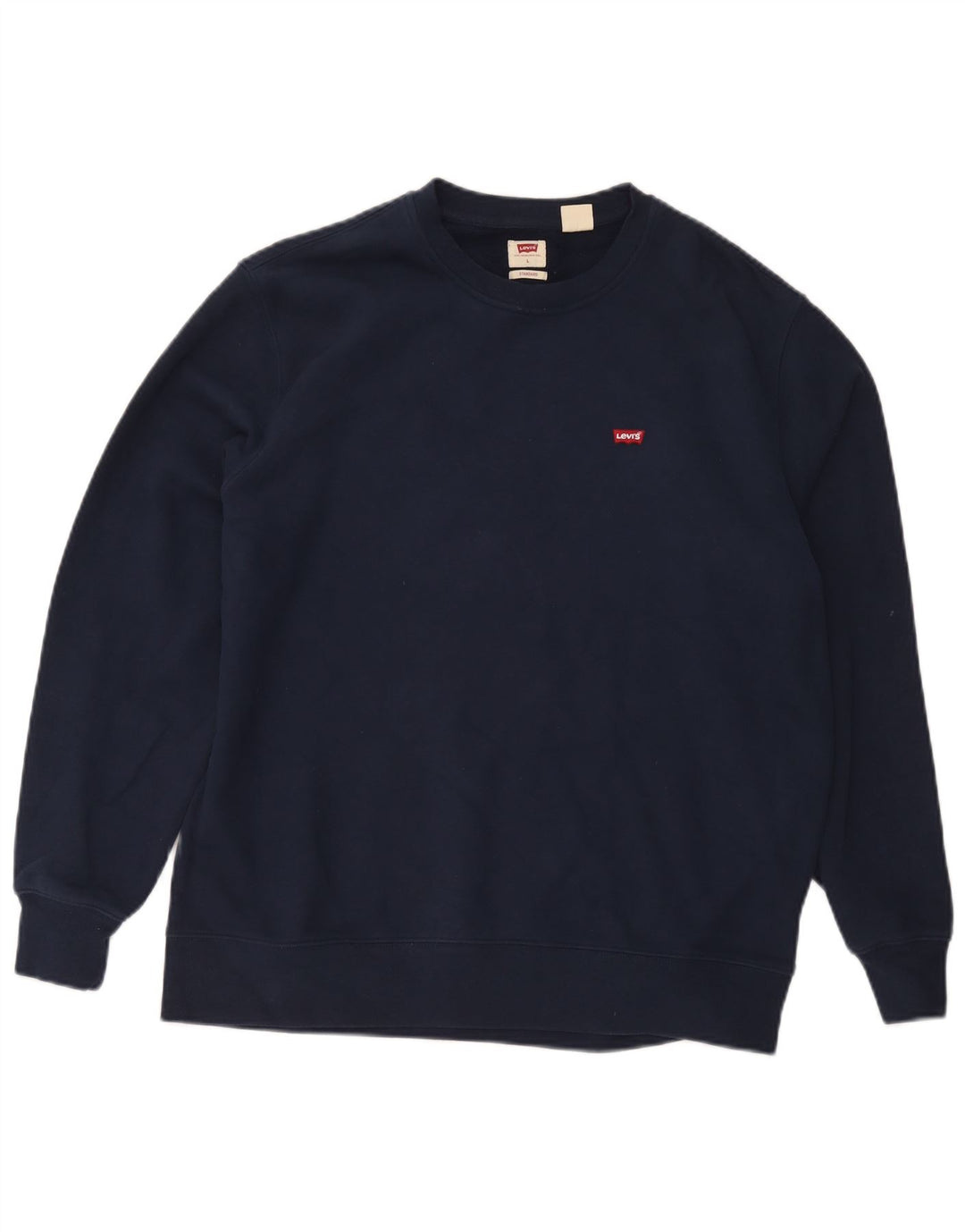 Suéter de moletom padrão masculino Levi's grande algodão azul marinho