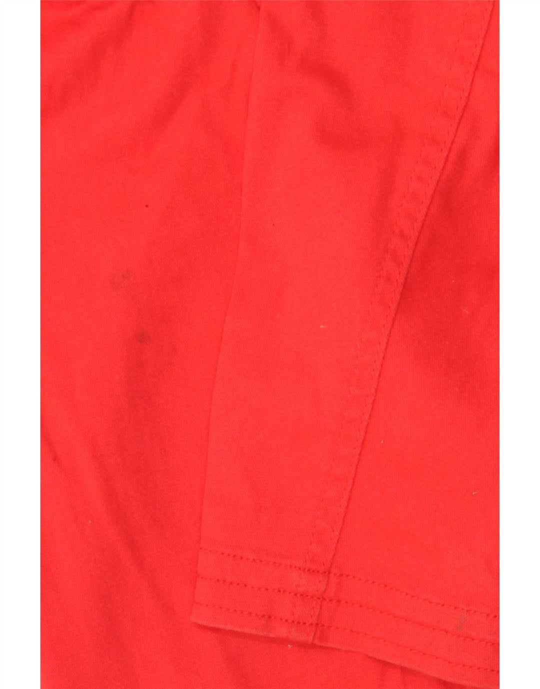 Jaqueta blazer feminina vintage de 6 botões Reino Unido 12 algodão vermelho médio
