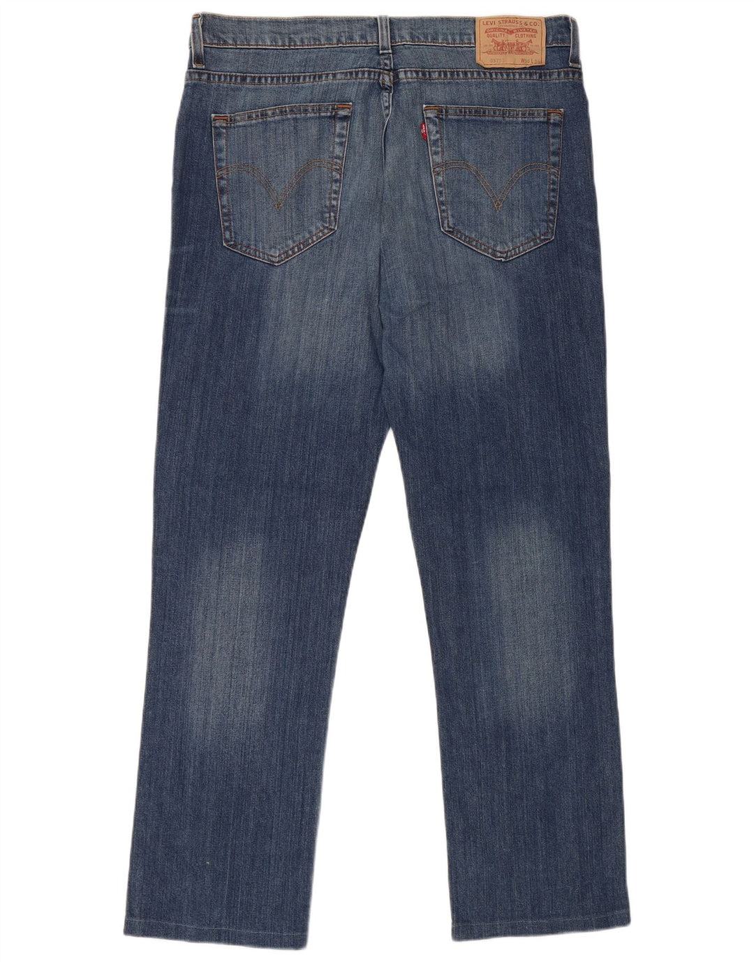 Jeans retos masculinos Levi's W36 L29 algodão azul