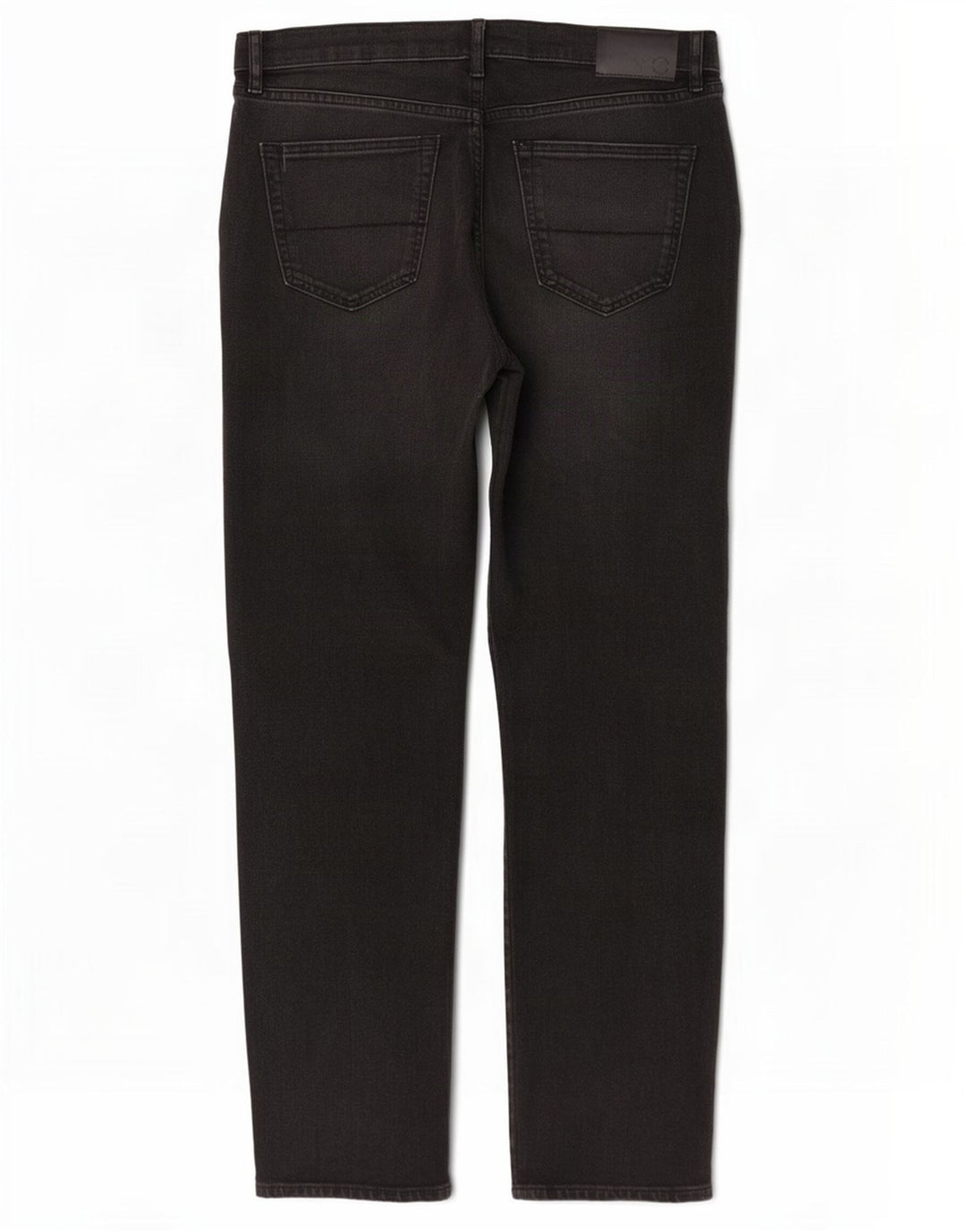Jeans cônicos masculinos Marks & Spencer W38 L33 algodão preto
