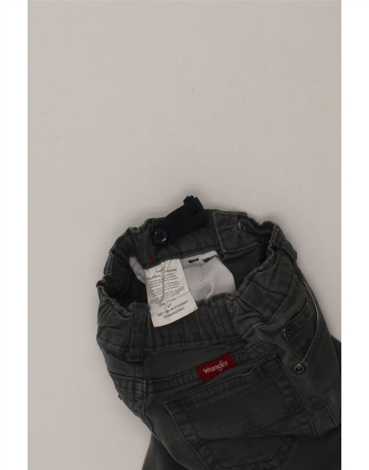 WRANGLER Girls Straight Jeans 2-3 Years W18 L13 Grey Cotton Vintage Wrangler and Second-Hand Wrangler from Messina Hembry 