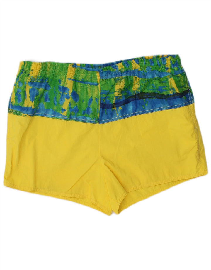 Shorts de natação masculino OCEANO IT 48 poliamida colorblock amarelo médio