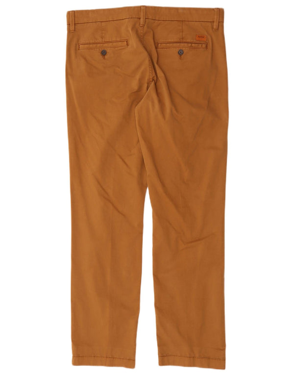 Calça Chino Masculina Timberland W34 L32 Marrom Algodão