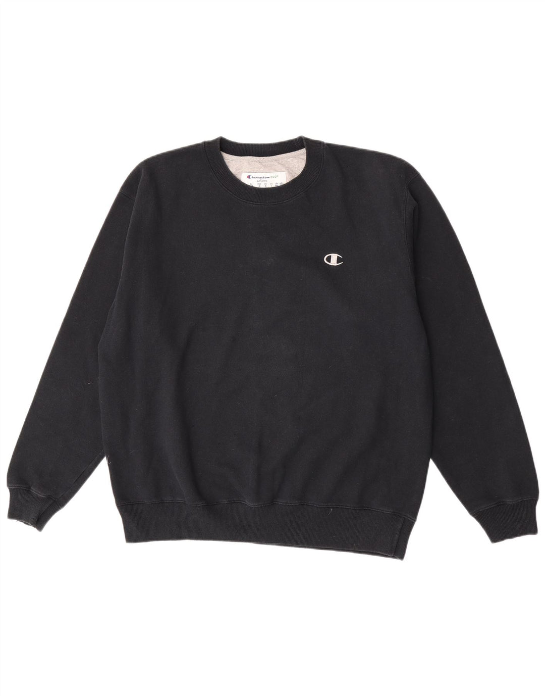 Champion moletom masculino jumper grande algodão preto