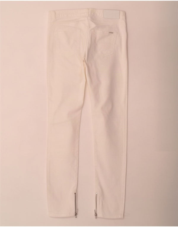 Hugo Boss Jeans Slim Feminino W28 L32 Algodão Branco
