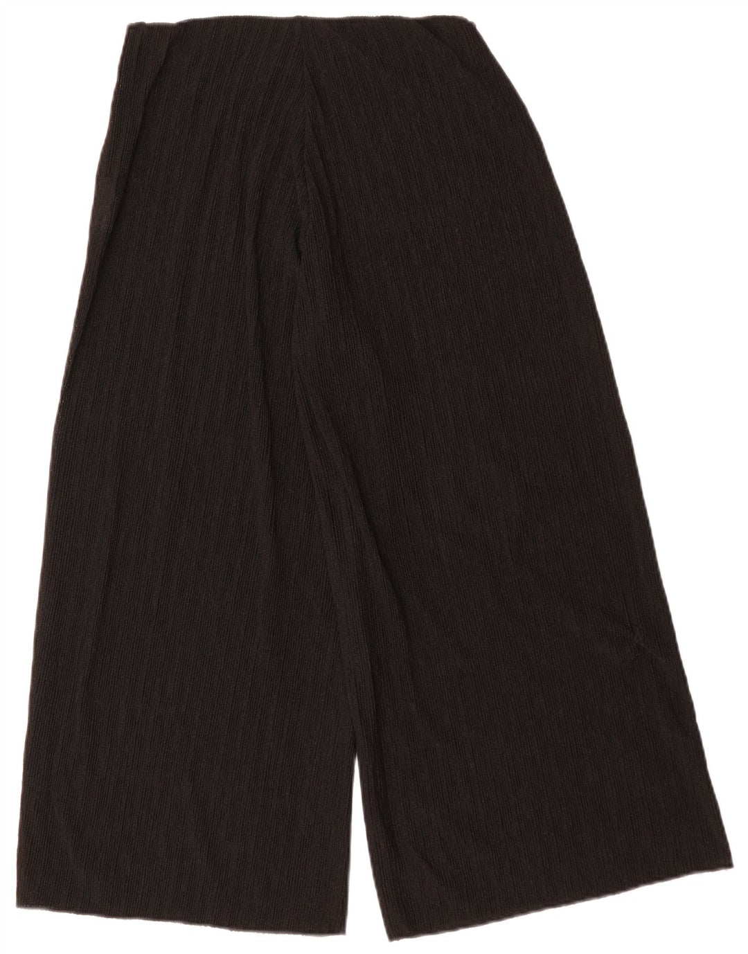ZARA Womens Wide Leg Casual Trousers Medium W30 L27 Black Polyester