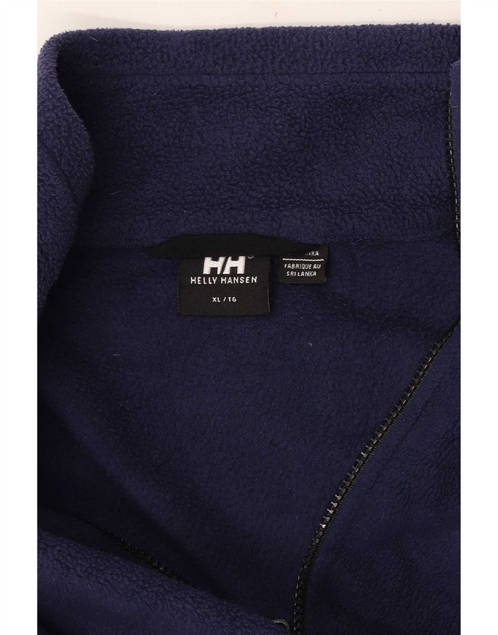 Jaqueta de lã masculina Helly Hansen UK 42 XL azul marinho