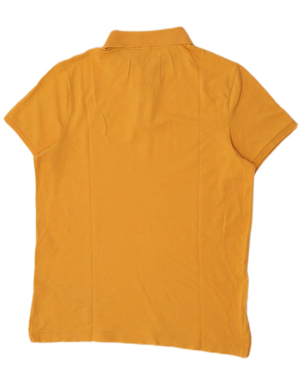 Camisa polo masculina HOLLISTER XL algodão amarelo