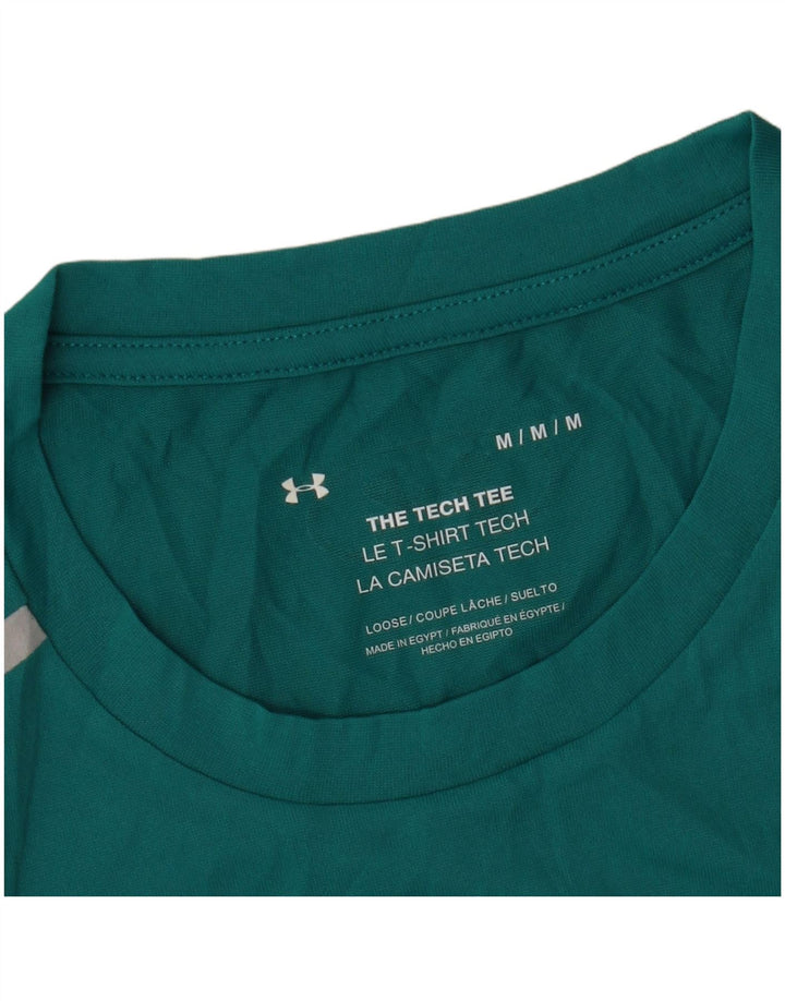 Camiseta masculina Under Armour Top médio turquesa
