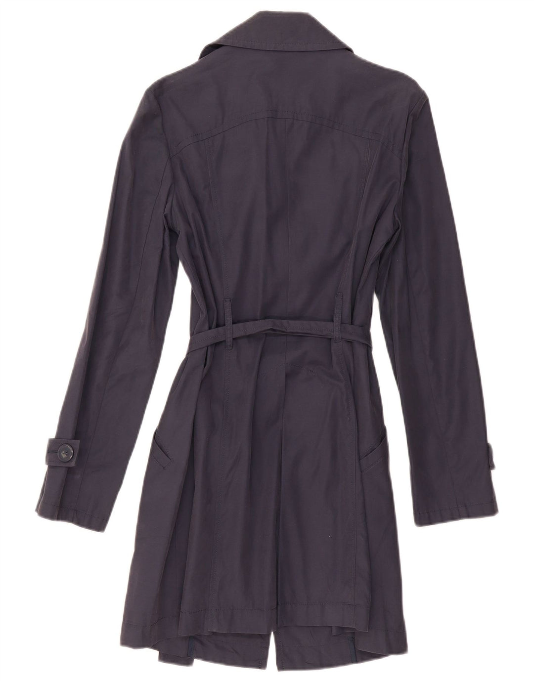 Trench Coat feminino Sisley IT 44 algodão azul marinho médio