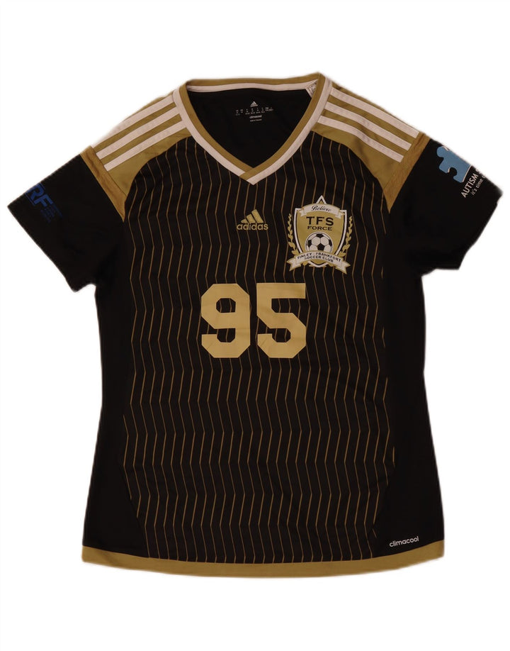 Camiseta Adidas Climacool Graphic Feminina Top UK 12/14 Médio Preto