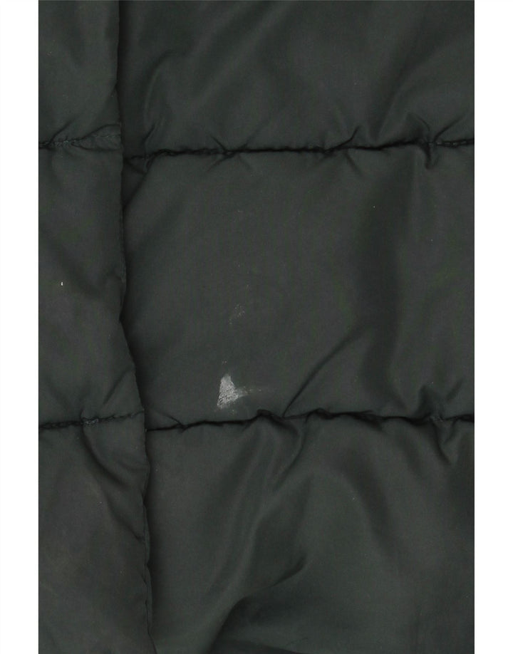 Casaco acolchoado com capuz feminino Hobbs UK 14 grande poliéster verde
