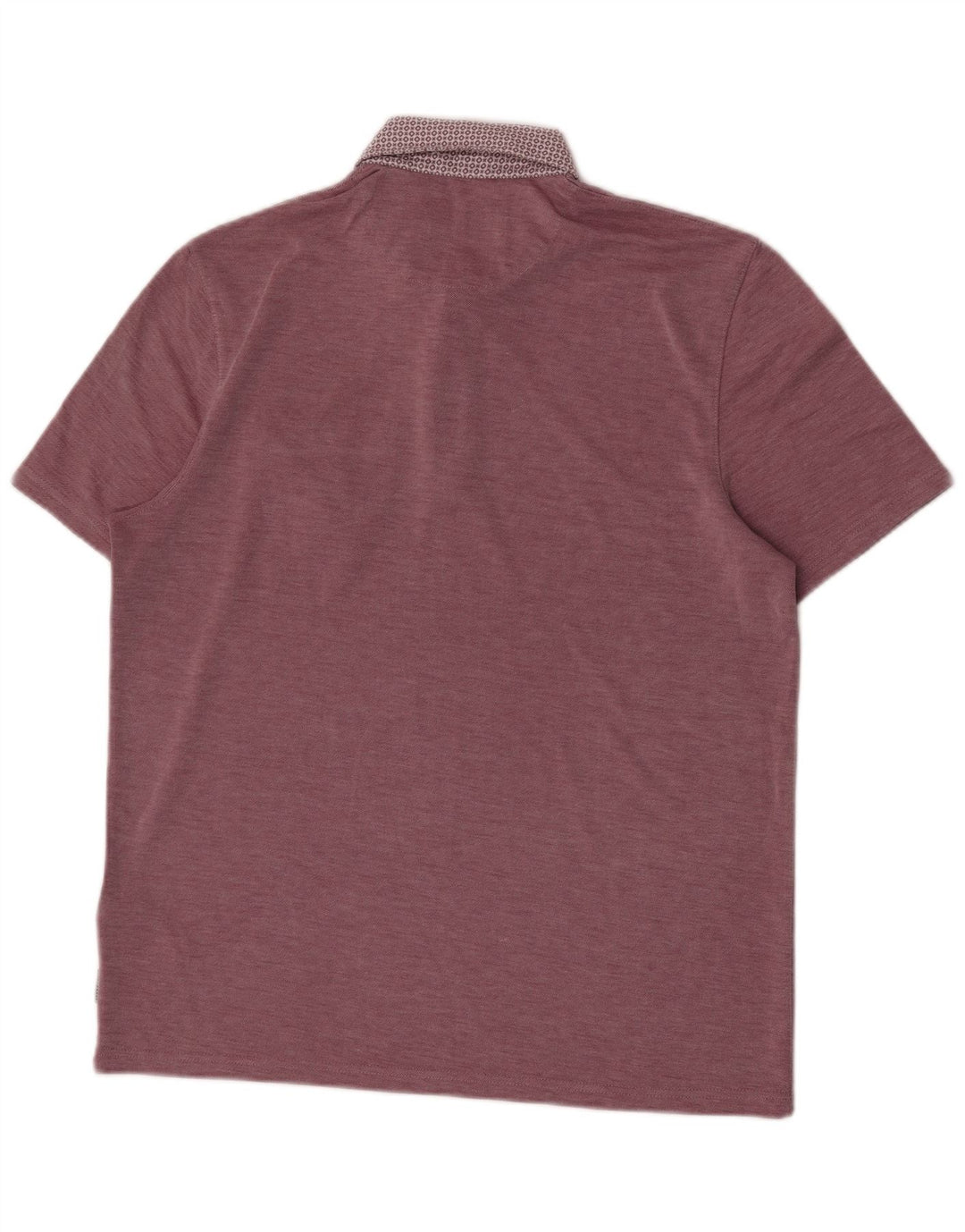 Camisa polo masculina Ted Baker tamanho 4 grande rosa modal
