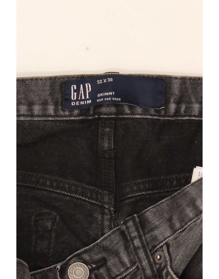 Jeans skinny feminino Gap W32 L30 algodão preto