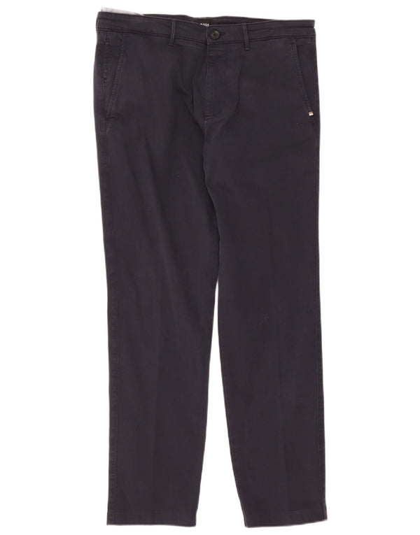 Calça Chino Masculina Hugo Boss IT 48 Médio W32 L29 Azul Marinho