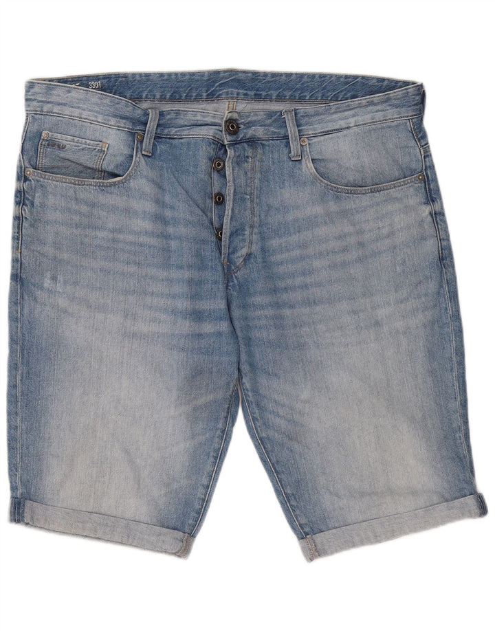 Shorts jeans masculino G-Star 3301 W38 XL azul