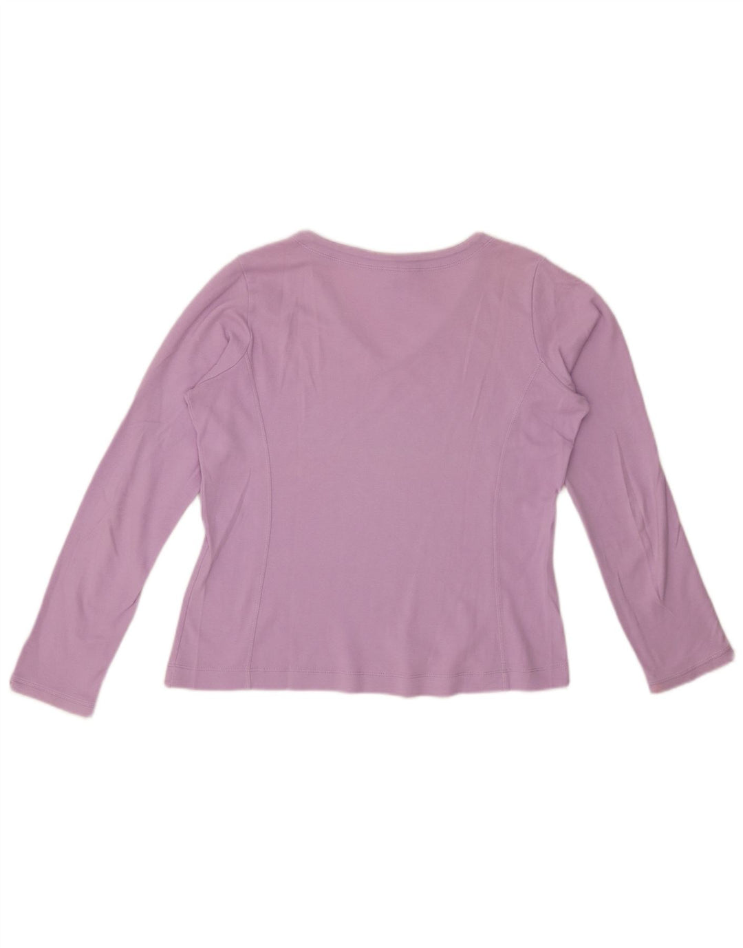 CHAMPION Top feminino Easy Fit manga comprida Reino Unido 14 médio roxo