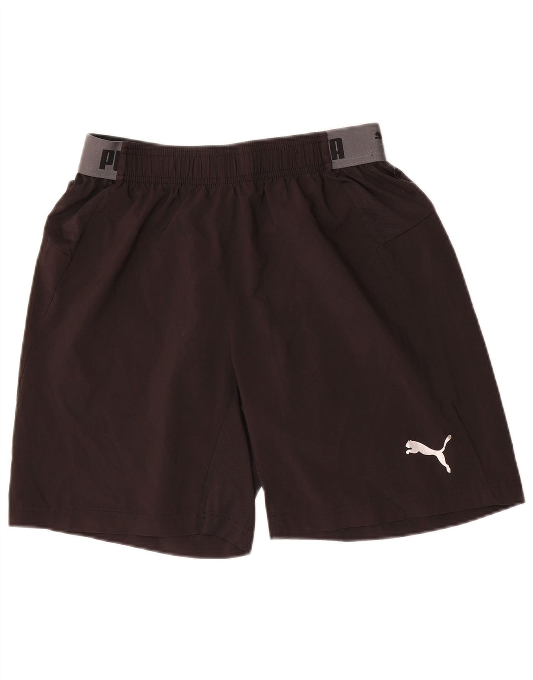 Shorts esportivos gráficos masculinos PUMA médios pretos