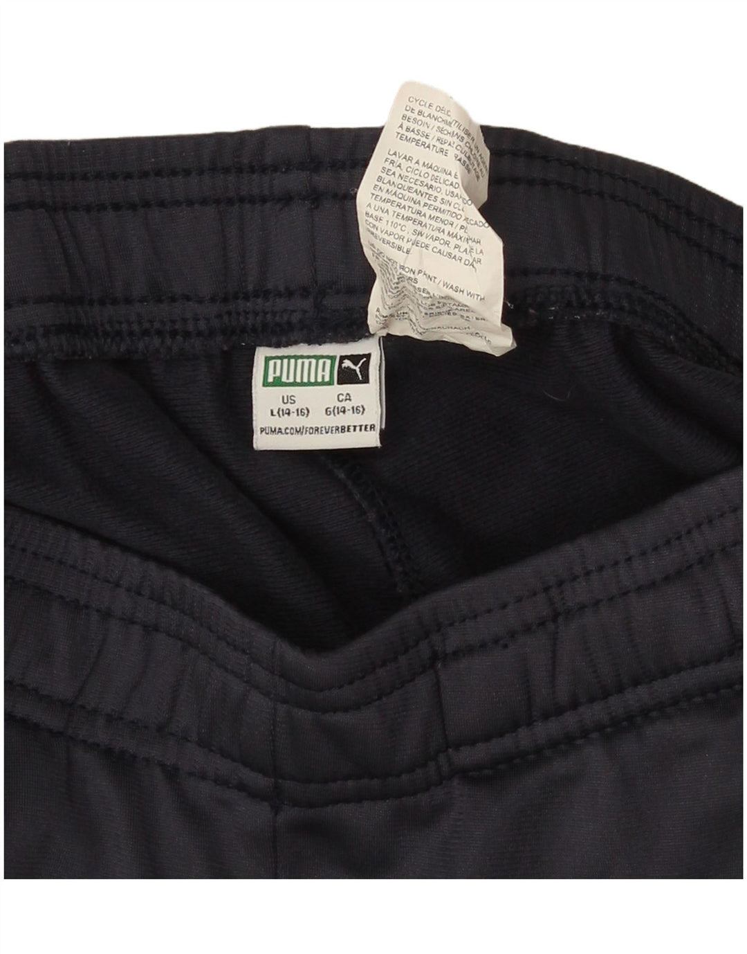Calça de treino Puma Boys Joggers 14-15 anos grande azul marinho poliéster