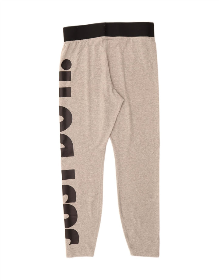 Leggings femininas Nike Graphic UK 16 grande algodão cinza