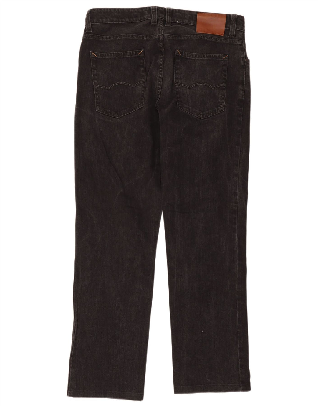 Calça jeans reta masculina Camel Active W36 L34 algodão preto