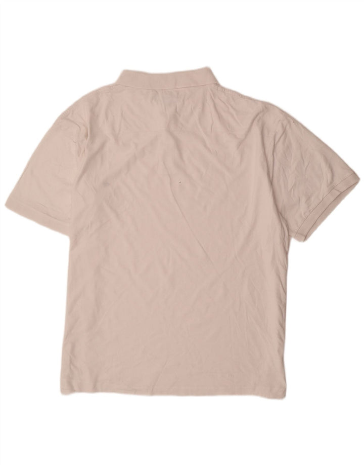 Camisa polo masculina French Connection 2XL algodão branco