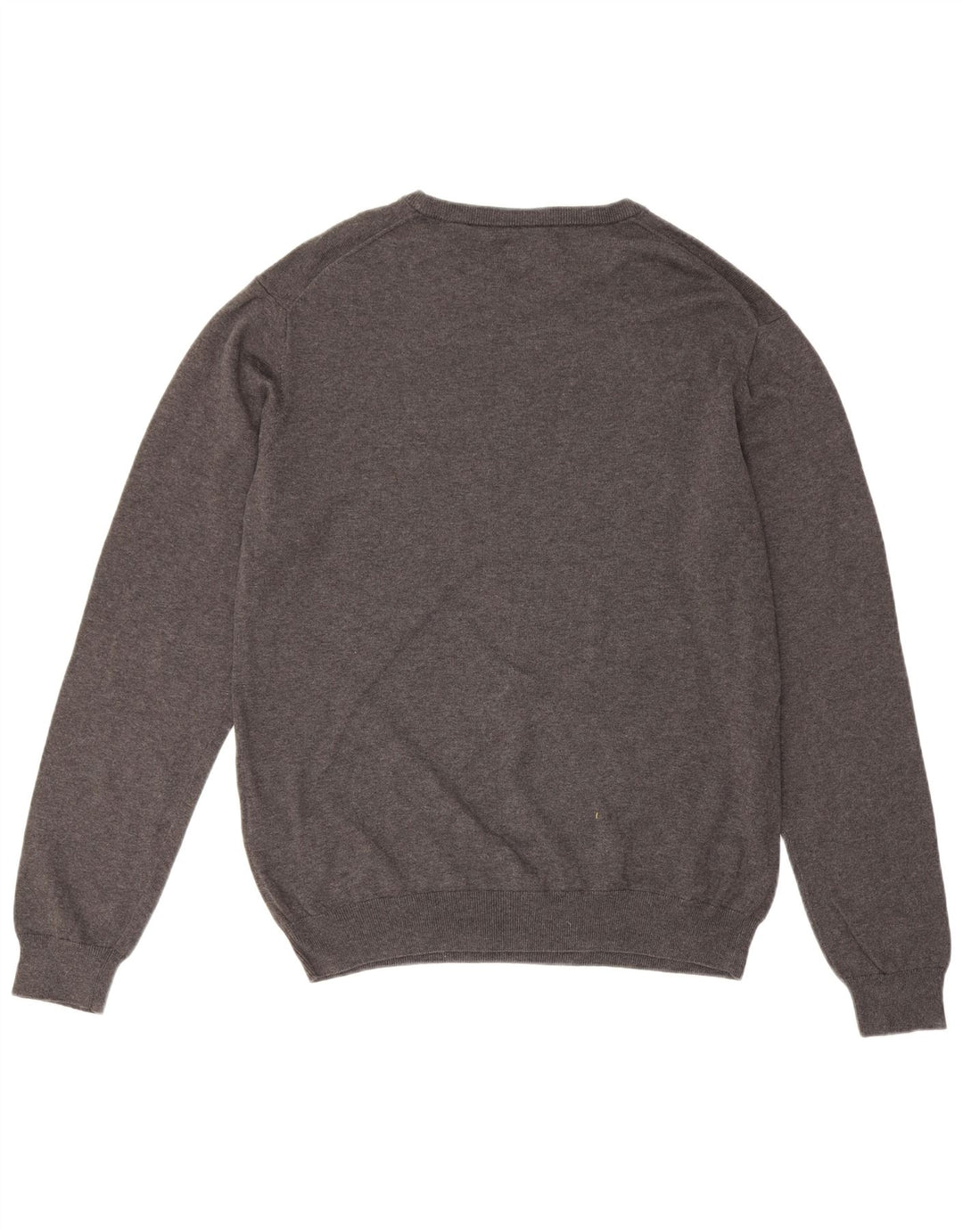Suéter masculino Gant com gola redonda e algodão cinza XL