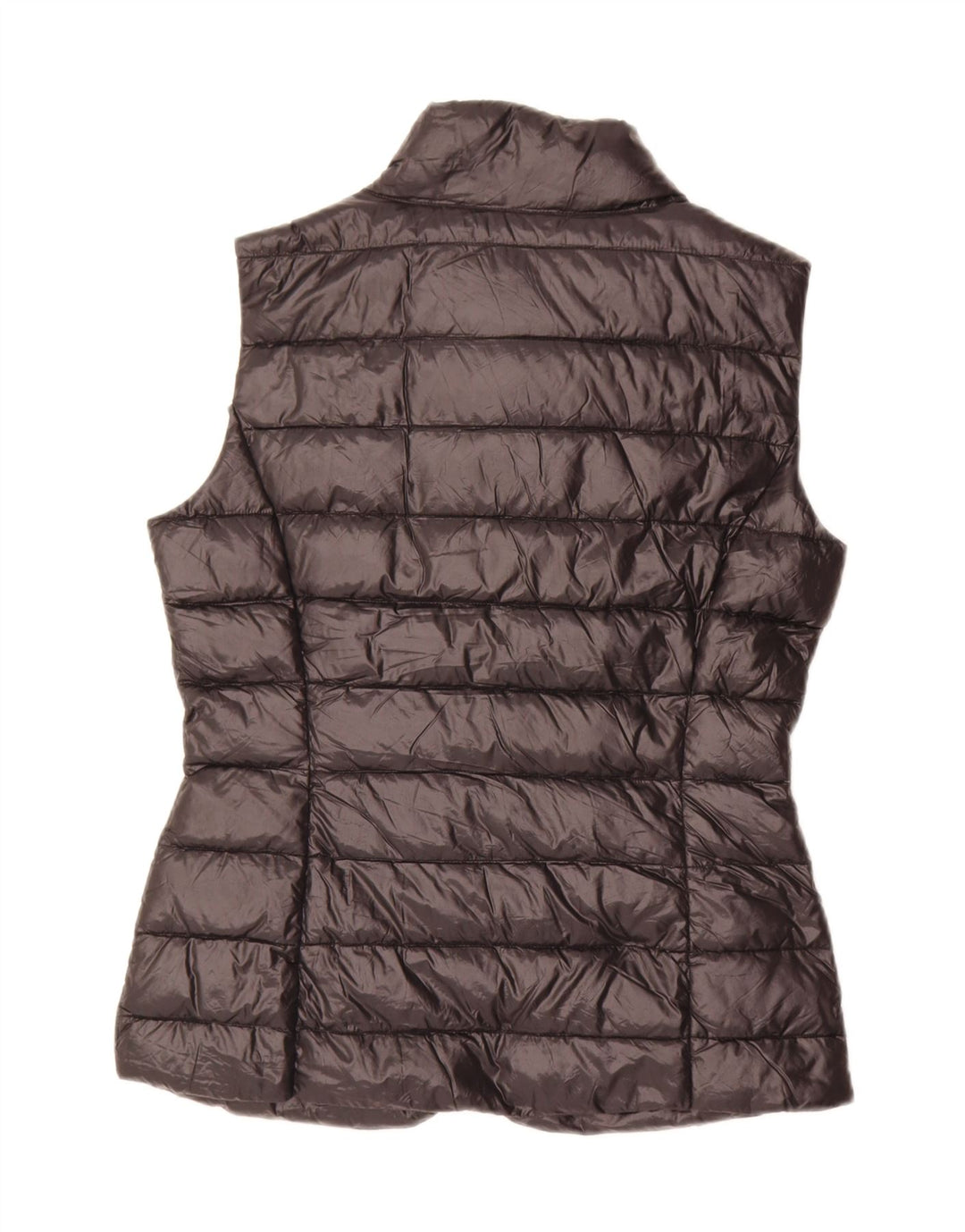 Colete acolchoado feminino Benetton UK 10 pequeno preto
