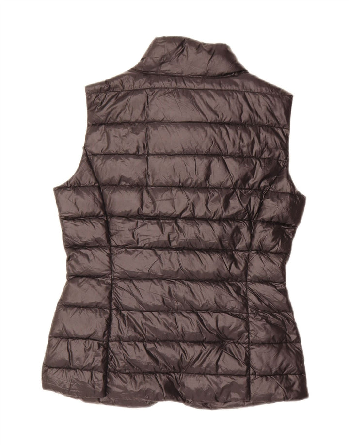 Colete acolchoado feminino Benetton UK 10 pequeno preto